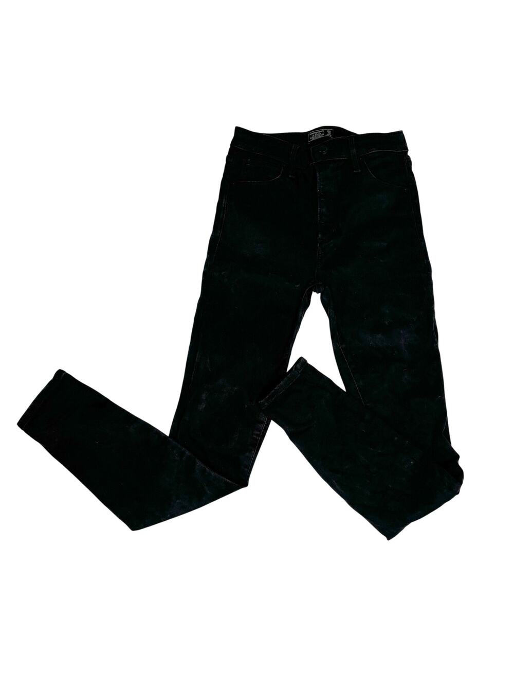 Abercrombie & Fitch Simone High Wasit Super Skinny Black Jeans 25